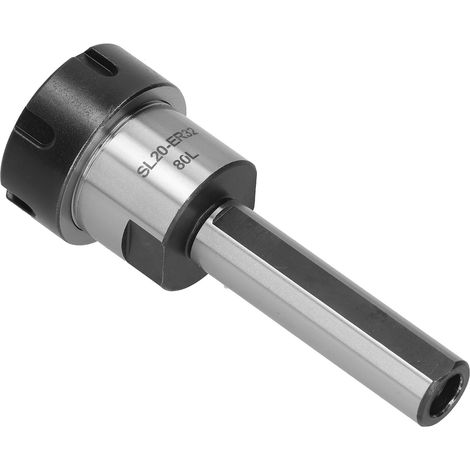 Tige d'extension ER32 pour tour CNC, accessoire de mandrin pour taraudage, queue droite 80L (1/5)