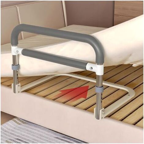 Barrière de lit adulte pliable anti-chute – Hauteur réglable 62,5 cm – Sécurité et stabilité pour personnes âgées – Design compact (1/5)