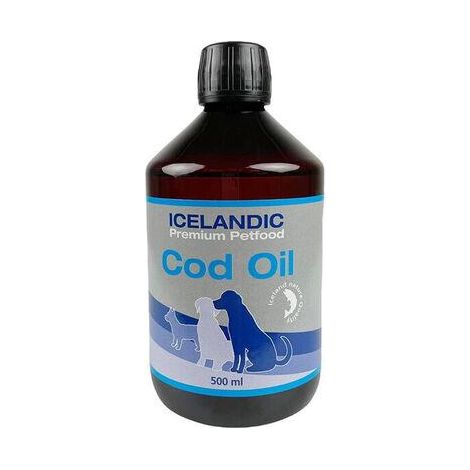 IcelandPet - Cod oil - 500 ml - (i025)