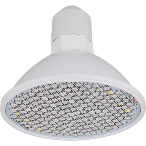 Ampoule LED 8 W pour plantes d'intérieur, 200 LED à spectre complet et dissipation de chaleur, idéale pour la croissance des plantes en serre ou à la maison (110-220 V). (1/5)