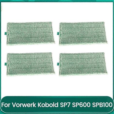 Chiffon De Nettoyage - Microfibre Pour Aspirateur Kobold SP7 SP600 SPB100 - Réutilisable Lavable - 4 Pièces (1/5)
