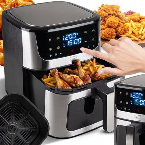 Friggitrice senza olio stella staf-1800-8-ix 1800 W 8 l (1/3)