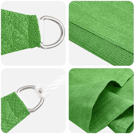 Maison Exclusive - Telo Ombra 2 x 6 m HDPE Rettangolare Verde chiaro (1/5)