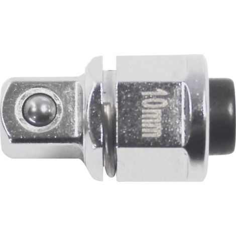 KING TONY - Adaptateur douilles 1/4" sur clé mixte à cliquet 10mm (1/3)