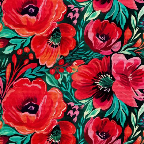 Decoffe Oxford exterior - Blumen - DX2203 (1/5)