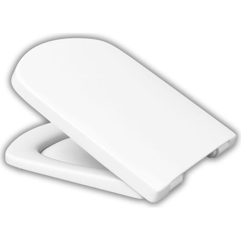 Lunette WC Dama Senso - 44x36 cm - Duroplast Antibactérien - Installation Facile - Système Frein de Chute (1/5)