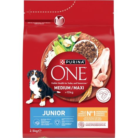 PURINA ONE MED/MAX Junior Chicken & Rice 2,5kg (1/3)