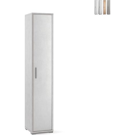 Mobile colonna 1 anta h199 l39 p41 cm colore bianco ossido db381k sarmog - Sarmog