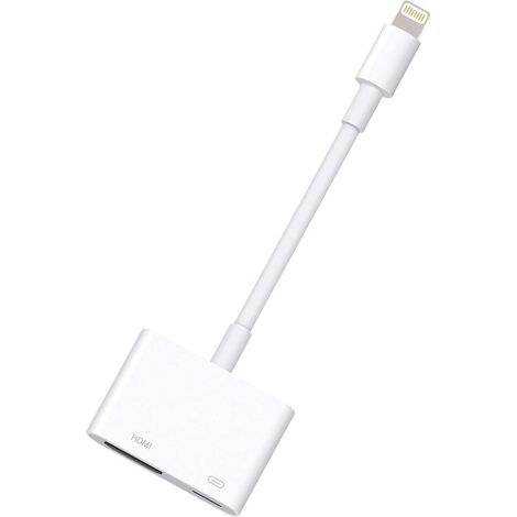 Adaptateur Lightning vers HDMI 1080P avec port de charge, adaptateur AV numérique pour connecter téléphone à la TV (1/5)
