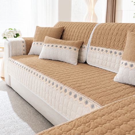 Coussin 45x45 cm avec garnissage inclus Velours Côtelé QCDY-Soleil Chaud Marron Fauve Canapé 35 × 35 × 3 cm 900 g – Livraison gratuite
