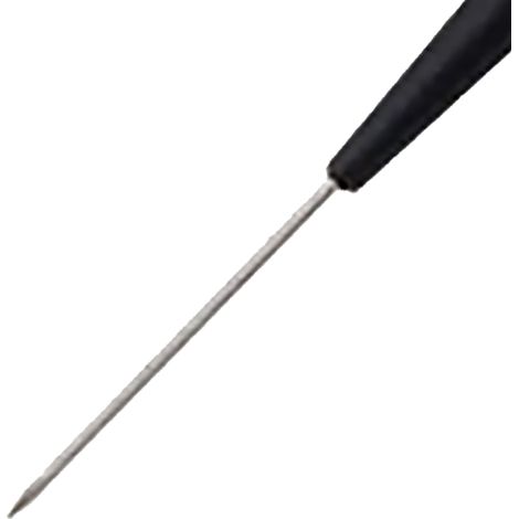 Sonde de test pour multimètre 0,7 mm, haute résistance à la température, détection précise, sonde de perçage de fil pour réparation automobile, noire (1/5)