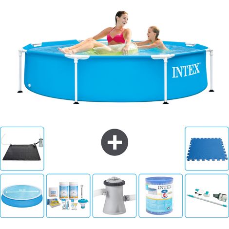 Intex Piscine Tubulaire Ronde - 244x51 cm - 8-pièces S31458 (1/5)