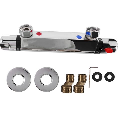 Robinets de douche thermostatiques modernes, robinets thermostatiques, mitigeurs de douche, robinets anti-brûlure, mitigeurs eau chaude/eau froide. (1/5)