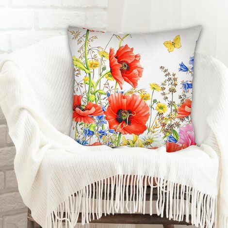 Housse de coussin décorative à la mode pour la maison lavable en machine pour décoration de maison et de chambre à coucher