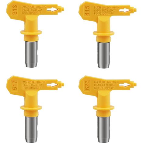 embouts de pulvérisation réversibles sans air pour pistolet à peinture sans air (313, 415, 517, 623) (1/5)