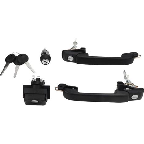 de Verrouillage PoignéE Porte pour SystèMe Voiture Golf Mk3 1H0837207B 1H0905855A 1H6827571A 1H0898081