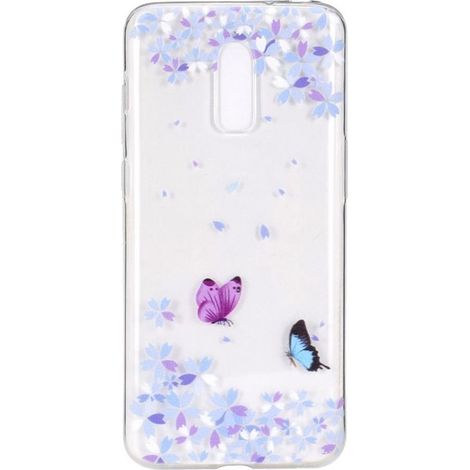Coque arrière souple pour OnePlus 7 - Motif papillons transparent - Étui de protection (1/4)