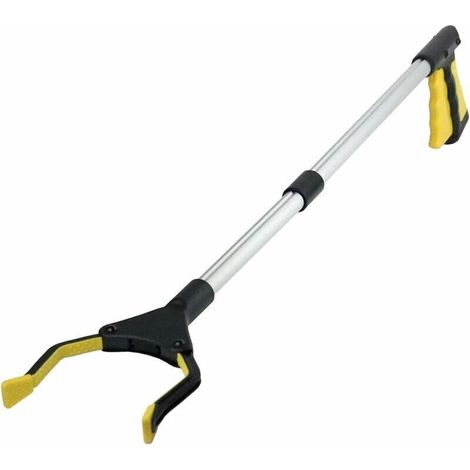 1 Outil de ramassage 82 cm Poignée rotative Embout caoutchouc Pour seniors Jardin Maison (1/4)