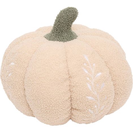 Coussin citrouille Automne rond 32x32cm - Atmosphera créateur d'intérieur (1/4)