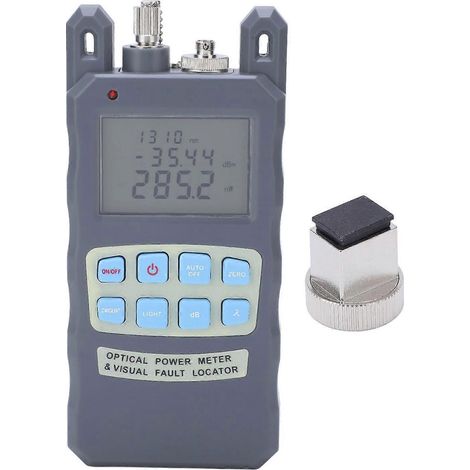 compteur de puissance à fibre optique portable avec interface SC/FC/ST et localisation visuelle des défauts (20 MW)