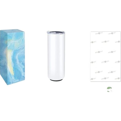 Gobelets Personnalisés, Isolés, Ensemble Cadeau Complet, 16Pcs 20oz, 20oz (1/2)