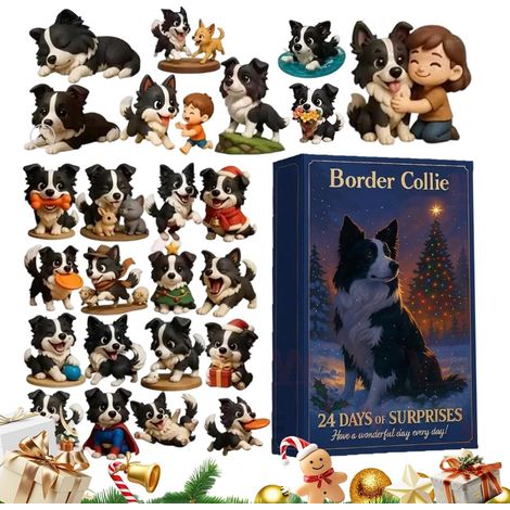Calendrier de l'Avent de Noël - Acrylique bidimensionnel 2025 - 24 jours - Calendrier d'animaux de 24 jours - Décoration de Noël - Pour et adultes - Décoration de la maison, mur, porte, bureau (1/5)