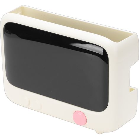 Dekorative Wandhalterung für WLAN-Router mit Kabelmanagement, Belüftungslöchern, Milchweiß (1/5)