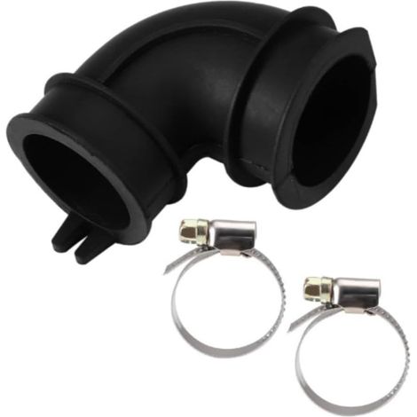 Tube connecteur de lave-vaisselle pour modèles WD19X25700 et WD19X25460, pompe de circulation, tuyau d'angle d'aspiration avec construction ABS et acier inoxydable, couleur noir et argent, comprend 2 (1/5)