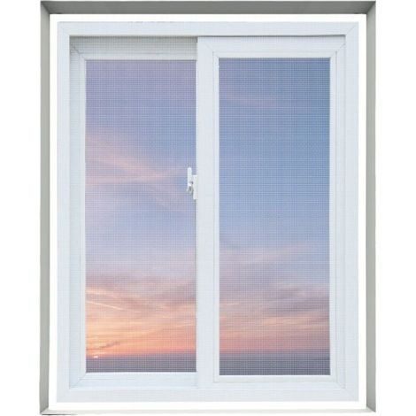Moustiquaire transparente blanche - 60 x 90 cm - Moustiquaire de porte - Moustiquaire d'intérieur/extérieur - Moustiquaire pour porte d'entrée - Conception respirante et anti-insectes (1/4)