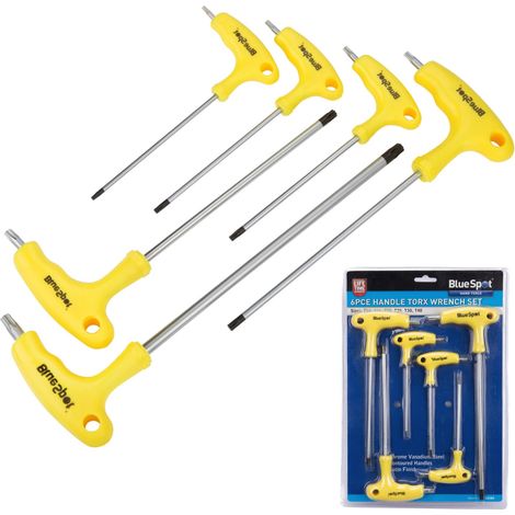 Blue Spot Tools 6 Piece T-Handle TORX Wrench Set (1/3)
