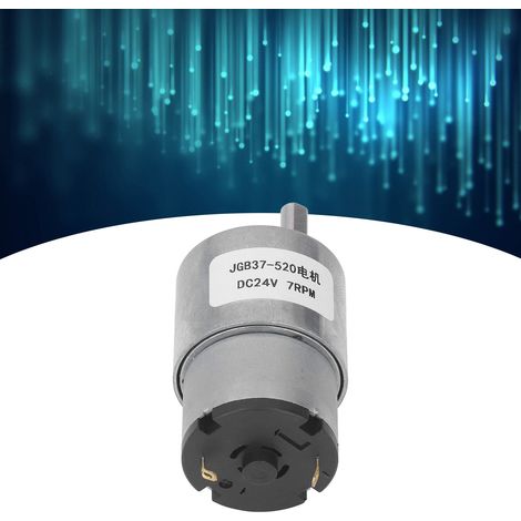 JGB37-520 DC24V 7 U/min Getriebemotor mit Hall-Effekt-Geber, Ausgleichswagen mit Drehzahlmessung (1/5)