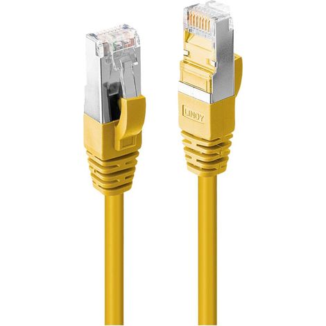Câbles réseau et DAC LINDY 2m Cat.6A S/FTP LSZH Cable Yellow (1/2)