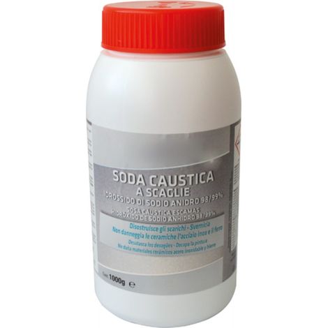SODA CAUSTICA A SCAGLIE 1KG - MAURER PLUS