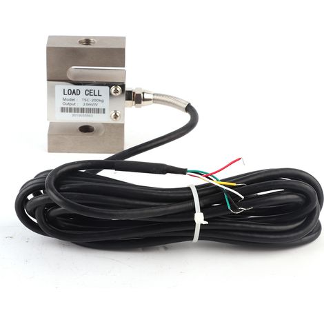 Capteur de pesage à cellule de charge type S haute précision avec câble (200KG) (1/5)