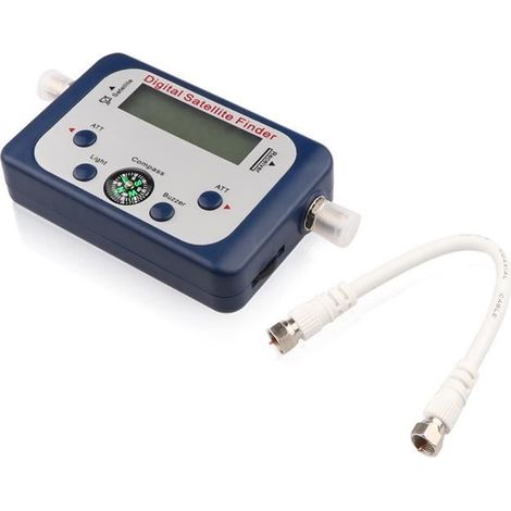 Pointeur de satellite avec câble GSF-9506 Satfinder numérique Satellite Finder Testeur de compteur de signal