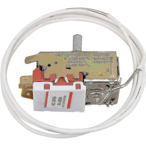 Thermostat universel pour réfrigérateur, cordon métallique de 75 cm, 220-250 V (1/3)