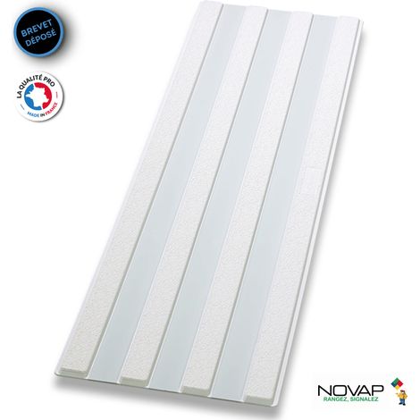 Novap – Bande d'aide à l'orientation pour malvoyants – Longueur 4m – Blanc/Gris – 6103141 (1/6)