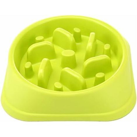 Filiyano-Gamelle anti-glouton pour chien - Design antidérapant - Jeu interactif et ludique - Verte (1/5)