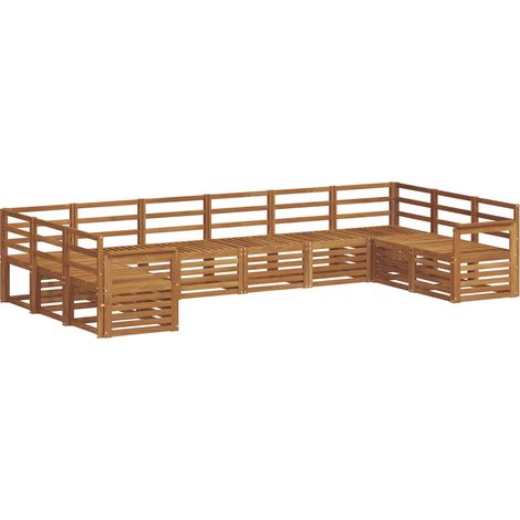 Sectional Sofa Set 10 pcs Natural vidaXL (1/5)