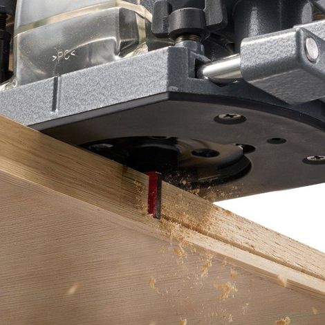 Défonceuse à bois filaire - 1200 W - 6 vitesses variables - Démarrage progressif - Base plongeante (1/5)