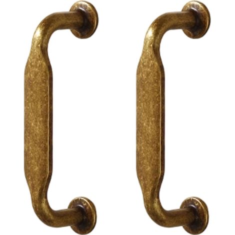 Lot de 2 poignées en alliage zinc pour commode, porte placard (1/5)