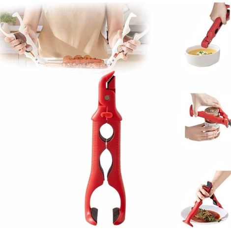 Pince isolante thermique 3 en 1, pince anti-brûlure multi-angles pour égouttoir à vaisselle, pince isolante thermique (1/5)