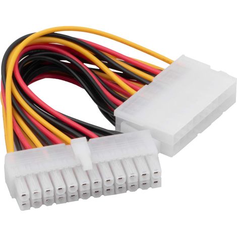 Cable Akyga AK-CA-66 de 20 pines a P1 de 24 pines para fuente de alimentación de placa base, 15 cm. (1/2)