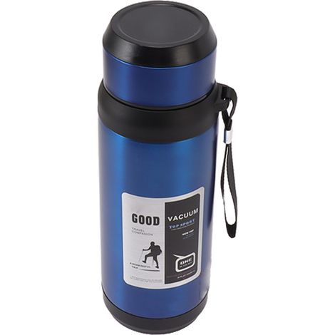 800 ml tragbare Isolierflasche mit Schraubgewinde, digitaler Temperaturanzeige, Vakuumflasche für Kinder, Erwachsene und Senioren (1/5)