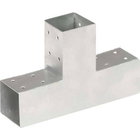 Raccord de poteau en forme de T, métal galvanisé, 71 x 71 mm (1/5)
