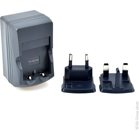 NX - Chargeur vidéo pour batterie  R-2CR5 Rechargeable avec prise EU & UK (1/5)