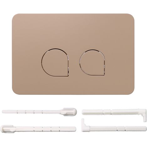 Spülkastenabdeckung SIGMA 012030 Delta21 mit Spülknopf-Ausstossventil für WC - Anpassbare Wassersparfunktion für Toilettenkästen aus robustem Kunststoff
