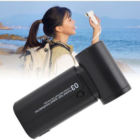 Ventilateur portable ultra silencieux avec batterie 4000 mAh, modèle Mini Pro (1/5)