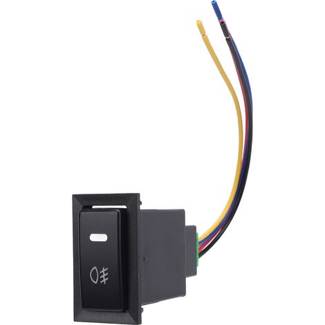 Bouton-poussoir 4 pôles 12V avec éclairage LED pour Toyota Camry 2003-2007 et Hiace 1992-2002 (1/5)