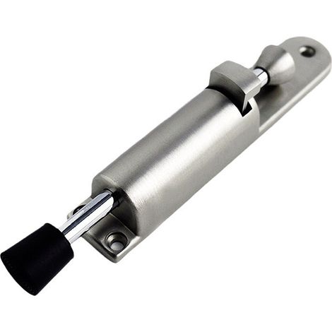 Lntyq Arret de Porte Caoutchouc Souple Résistant en Support de Porte en Alliage de Zinc Butoir de Porte Commande au Pied avec Des Accessoires de Vis
